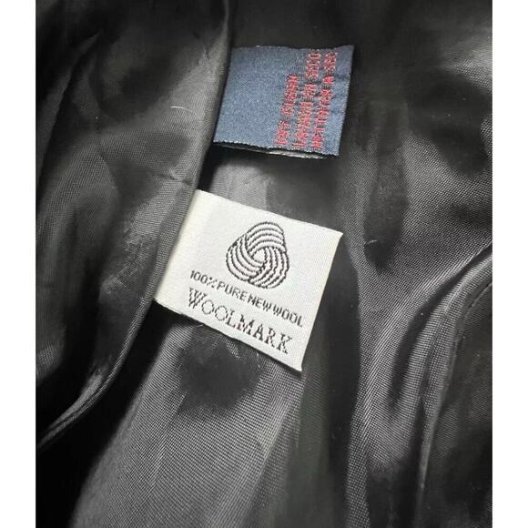 Ralph Lauren Vintage Halter Dress 90s Red Black Buffalo Plaid Check Wool 4 XS S - Picture 5 of 7